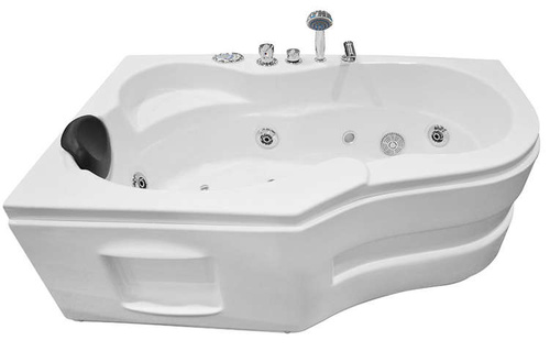 WANNA SPA Z HYDROMASAŻEM JACUZZI AQUAPEUTIC AQ-207, 1-osobowa 150x92 cm lewa