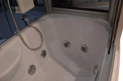 KABINO-WANNA Z HYDROMASAŻEM I SAUNĄ AQ-AS 1, 145x85x220cm