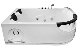 WANNA SPA Z HYDROMASAŻEM JACUZZI AQUAPEUTIC AQ-1665, 2-osobowa, 180x120x63 cm, lewa