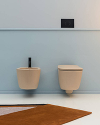 Misa wisząca WC z deską wolnoopadającą Axa EVA, biały połysk