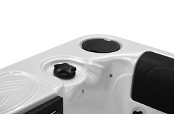 WANNA ZEWNĘTRZNA Z HYDROMASAŻEM AQUAPEUTIC 1662, 4-osobowa 200x200x80 cm, z obudową