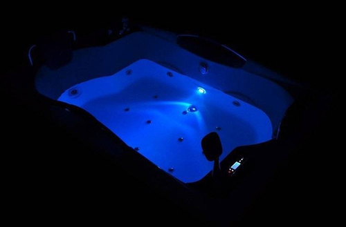 WANNA SPA Z HYDROMASAŻEM JACUZZI AQUAPEUTIC AQ-197 2-osobowa NERO 180x120x59cm