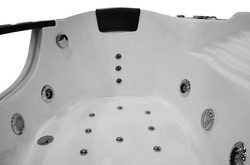 WANNA SPA Z HYDROMASAŻEM JACUZZI AQUAPEUTIC AQ-103, 2-osobowa 140x140x67cm