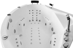 WANNA SPA Z HYDROMASAŻEM JACUZZI AQUAPEUTIC 002A, 2-osobowa 150x150x70 cm