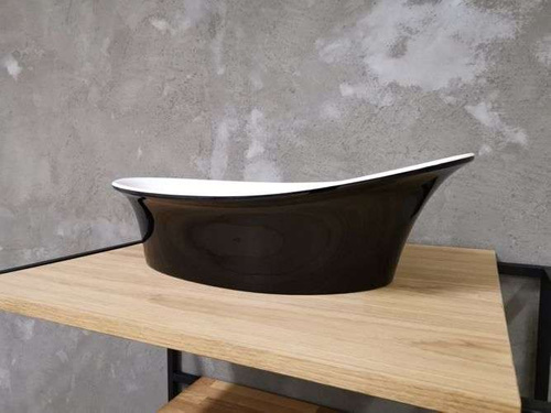 Umywalka Ravon Euphoria nablatowa 59x36,5x19 cm, bikolor mat lub połysk