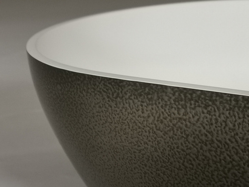 Umywalka Ravon Space nablatowa 54x33,5x13,5 cm, Bikolor Purometal