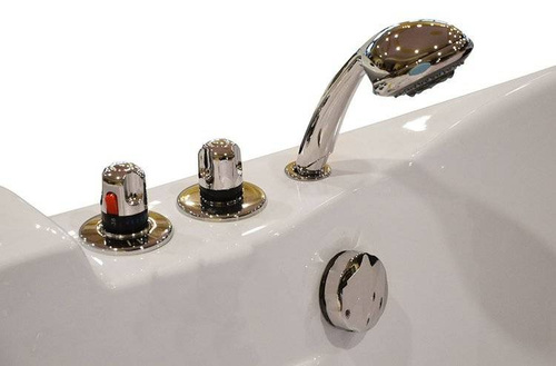 WANNA SPA Z HYDROMASAŻEM JACUZZI AQUAPEUTIC AQ-1678, 2-osobowa 150x150x62 cm