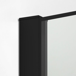 Kabina walk-in New Modus 2-ścienna, 170x120 H=200, czarny mat