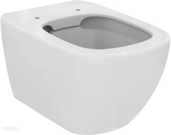 Misa WC Tesi wisząca bezrantowa z deską wolnoopadającą, 53,5x36,5 cm, biały połysk