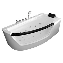 WANNA SPA Z HYDROMASAŻEM JACUZZI AQUAPEUTIC AQ-0076, 1-osobowa 170x85x59 cm, prawa
