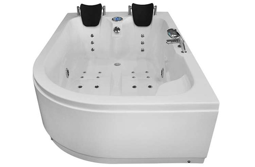 Wanna łazienkowa SPA z hydromasażem MO-631 PLUS, 2-osobowa 180x120x66cm lewa