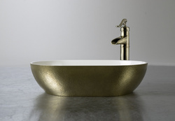 Umywalka Ravon Space nablatowa 54x33,5x13,5 cm, Bikolor Purometal