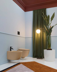 Misa wisząca WC z deską wolnoopadającą Axa EVA, czarny mat