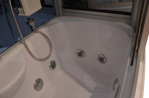 KABINO-WANNA Z HYDROMASAŻEM I SAUNĄ AQ-AS 1, 145x85x220cm