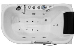 WANNA SPA Z HYDROMASAŻEM JACUZZI AQUAPEUTIC AQ-1683, 1-osobowa 140x80x66cm prawa
