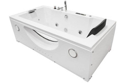 WANNA SPA Z HYDROMASAŻEM JACUZZI AQUAPEUTIC AQ-107 PLUS, 1-osobowa 180x91x60 cm prawa