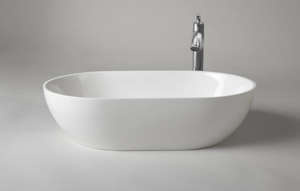 Umywalka nablatowa Ravon Space 54x33,5x13,5 cm, biały mat lub połysk