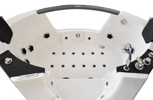 WANNA SPA Z HYDROMASAŻEM JACUZZI AQUAPEUTIC 1060, 2-osobowa 154x154x69 cm