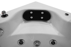 Wanna z hydromasażem narożna SPA AQ-1004 Turbo  2-osobowa, 152x152x56 cm