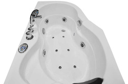 WANNA SPA Z HYDROMASAŻEM JACUZZI AQUAPEUTIC AQ-207, 1-osobowa 150x92 cm lewa