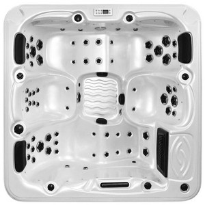 WANNA ZEWNĘTRZNA Z HYDROMASAŻEM AQUAPEUTIC 1661, 5-osobowa 200x200x80 cm, z obudową