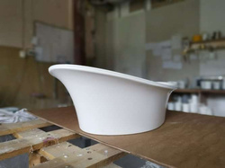 Umywalka Ravon Euphoria nablatowa 59x36,5x19 cm, biały mat lub połysk