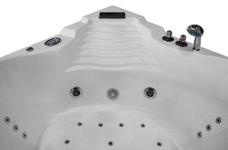 WANNA SPA Z HYDROMASAŻEM JACUZZI AQUAPEUTIC AQ-103, 2-osobowa 140x140x67cm