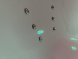 Wanna przyścienna Ravon Sensual Wall, z masażem i chromoterapią, bikolor