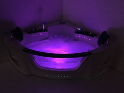 WANNA SPA Z HYDROMASAŻEM JACUZZI AQUAPEUTIC 1060, 2-osobowa 154x154x69 cm