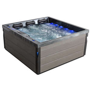 Spa Ogrodowe IN-407 Eco 220 x 200 x 90 cm, 6-osobowe, kolor  Cloudy Black