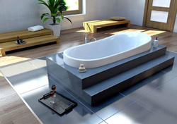 Wanna do zabudowy Ravon Wisteria 175 x 74 x 68 cm, kolor 