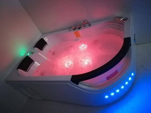 WANNA SPA Z HYDROMASAŻEM JACUZZI AQUAPEUTIC AQ-1665, 2-osobowa, 180x120x63 cm, lewa