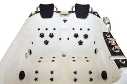 WANNA SPA Z HYDROMASAŻEM JACUZZI AQUAPEUTIC 162, 180x122x59 cm, prawa
