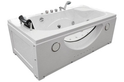WANNA SPA Z HYDROMASAŻEM JACUZZI AQUAPEUTIC AQ-1633, 1-osobowa 168x86x60cm lewa