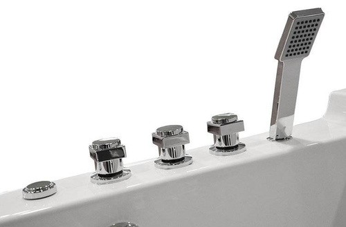 WANNA SPA Z HYDROMASAŻEM JACUZZI AQUAPEUTIC AQ-808, 2-osobowa 180x120x61cm lewa