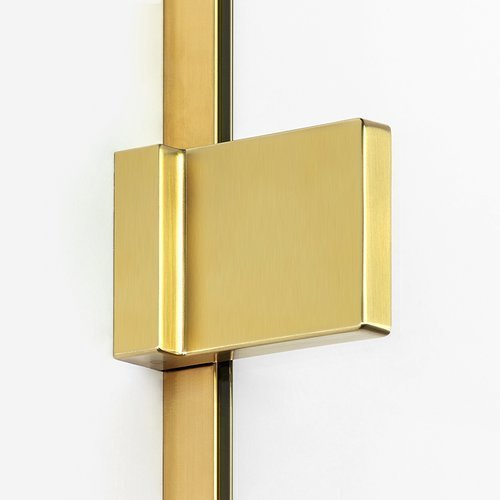 Drzwi prysznicowe do wnęki Avexa Gold 100x200 cm, profil złoty.