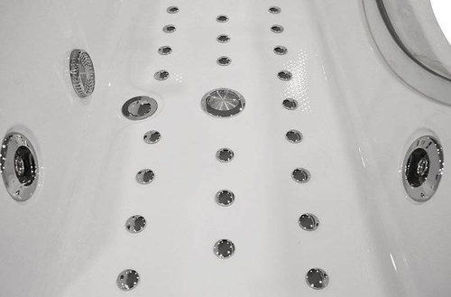 WANNA SPA Z HYDROMASAŻEM JACUZZI AQUAPEUTIC AQ-107 PLUS, 1-osobowa 180x91x60 cm prawa