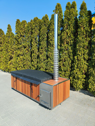 Wanna ogrodowa / zewnętrzna RavonSpa Stal Nierdzewna 2325 x 940