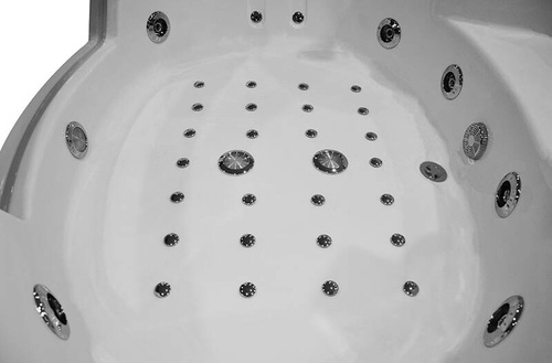 Wanna z hydromasażem narożna SPA AQ-1004 2-osobowa, 152x152x56 cm