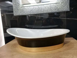 Umywalka nablatowa Ravon Euphoria 59x36,5x19 cm, bikolor limited mat lub połysk