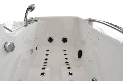 WANNA SPA Z HYDROMASAŻEM JACUZZI AQUAPEUTIC 1050, 1-osobowa 174x88x70 cm, lewa