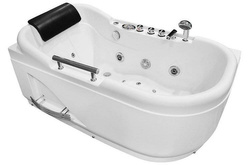 WANNA SPA Z HYDROMASAŻEM JACUZZI AQUAPEUTIC AQ-1683, 1-osobowa 140x80x66cm lewa