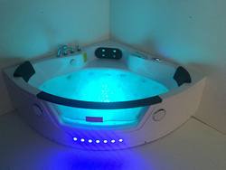 Wanna z hydromasażem narożna SPA AQ-1004 Turbo  2-osobowa, 152x152x56 cm