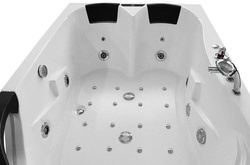 WANNA SPA Z HYDROMASAŻEM JACUZZI AQUAPEUTIC AQ-1665 PRESTIGE, 2-osobowa, 180x120x63 cm, lewa