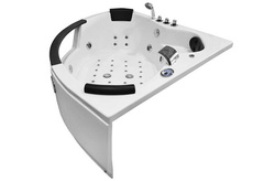 Wanna z hydromasażem narożna SPA AQ-1004 2-osobowa, 152x152x56 cm