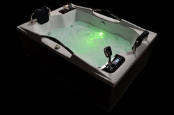 WANNA SPA Z HYDROMASAŻEM JACUZZI AQUAPEUTIC AQ-197 2-osobowa NERO 180x120x59cm