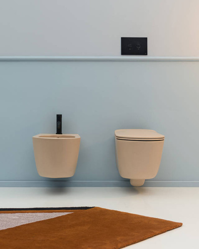 Misa wisząca WC z deską wolnoopadającą Axa EVA, biały połysk