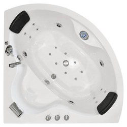 WANNA Z HYDROMASAŻEM NAROŻNA JACUZZI AQUAPEUTIC AQ-636, 2-osobowa 135x135x60 cm