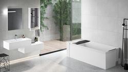 Wanna do zabudowy Novellini Divina 180x100, biały połysk