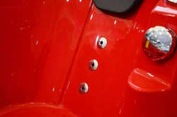 WANNA SPA Z HYDROMASAŻEM JACUZZI AQUAPEUTIC AQ-631 TOP, 2-osobowa 180x120x54 cm. prawa, czerwona